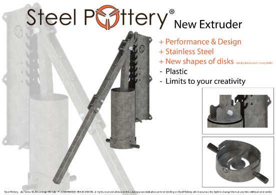 Steel Pottery Extruder
